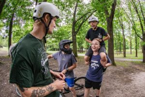 Wspólny trening BMX z BMX School