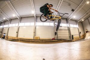 Uczestnik zajęć BMX School